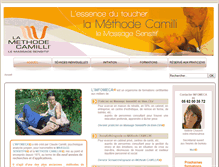 Tablet Screenshot of massagesensitif.tm.fr
